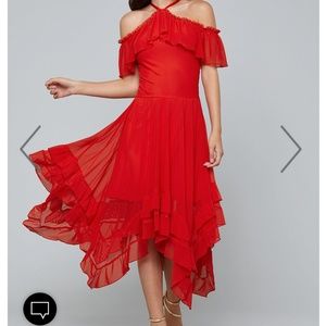 Bebe red summer dress
